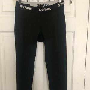 IVY PARK - 'I' Low Rise Full Length Leggings